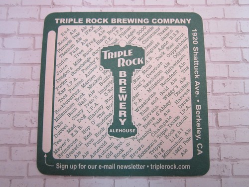 Dessous verre triple rock - verre,