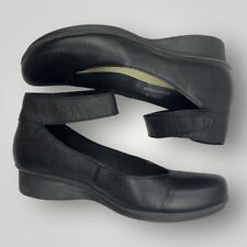 Loints of Holland Sydney Womens 39 Black Leather Wedge Mary Jane Hungary