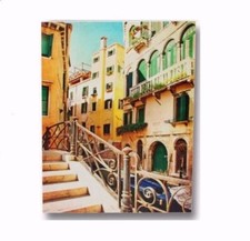 Cadre toile tableau déco Ville Rue - 50 x 40 cm