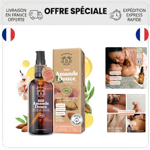 Huile amande douce - d’amande,