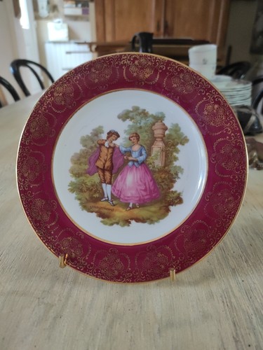 Assiette plate porcelaine - plate,