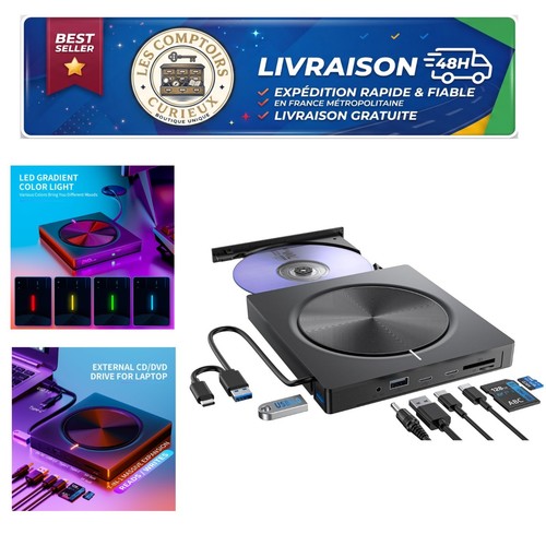 Lecteur dvd externe usb 0 - lecteur, 3.0