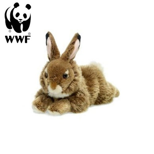 Peluche lapin - (19cm,, couché)