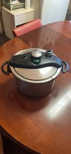 TEFAL CLIPSO Stainless Steel Pressure Cooker 8 Litre With Steamer Basket.