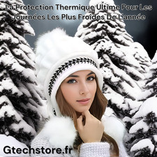 Bonnet Tricoté Doublure En