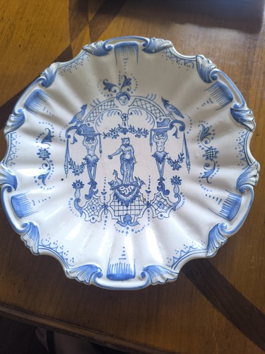 Assiette décor moustiers - assiette, À