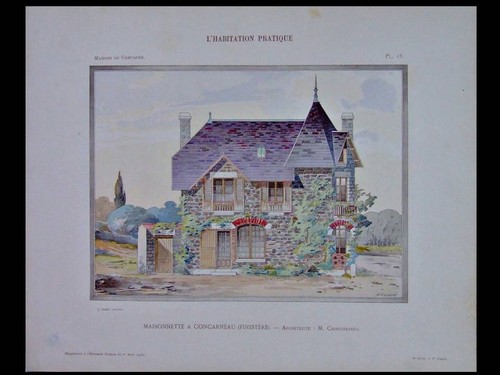 Concarneau maisonnette 1908 - -,