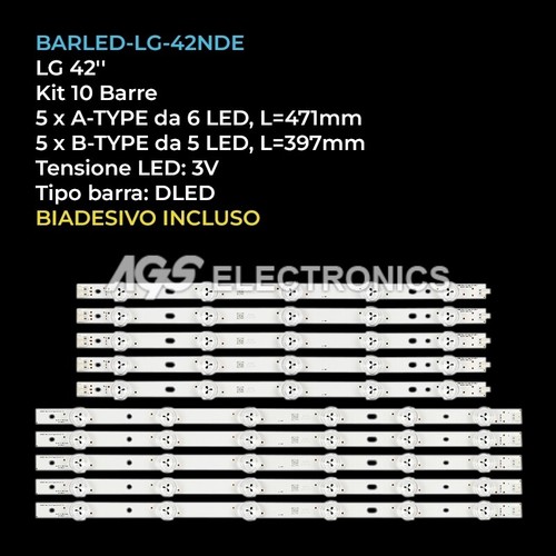 Kit barres strip led - kit,