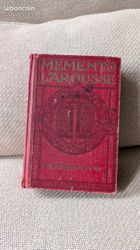 Ancien mémento larousse 1932 - ancien,