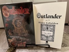 Diana Gabaldon Outlander FLAT SIGNED BP 1st Edition 1st Printing Book 1- 1991