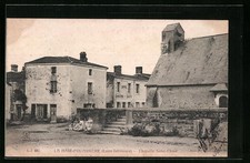 Old postcard La Haie-Fouassiere, Chapelle Saint-Cloud 1904 