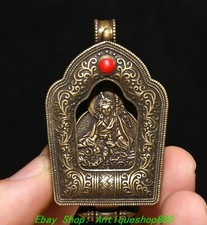 2.1''Old Tibet Bronze Guru
