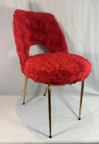 Chaise vintage moumoute - chaise,