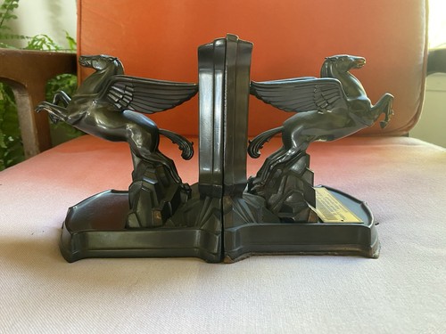 Vtg mobilgas bookends mobil - mobilgas,