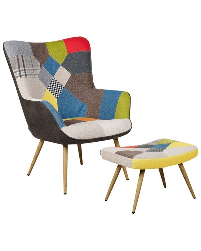 Fauteuil avec repose pied - fauteuil, repose-pied
