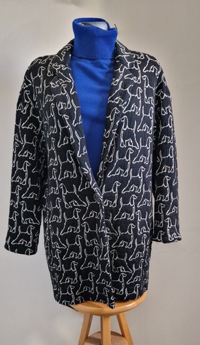 Veste manteau motif - veste, chien
