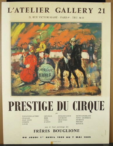 Affiche exposition 1965 - exposition,