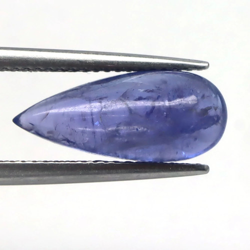 Tanzanite poire cabochon de - tanzanite,