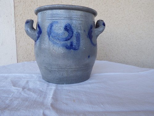 Ancien pot grès poterie - pot,