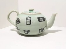 Jars France Teapot Gres Tea Time Motif Celadon Green 4 Cup Tea Pot