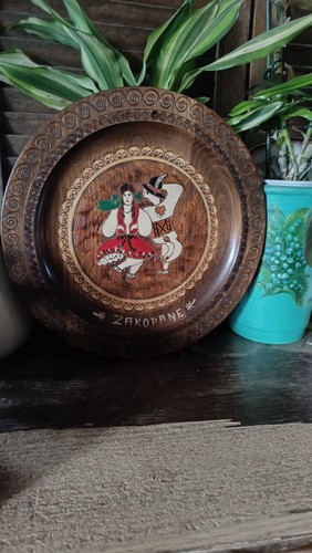 Assiette décorative bois - assiette, en