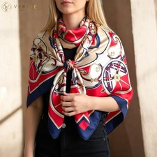 RARE VINTAGE foulard en soie