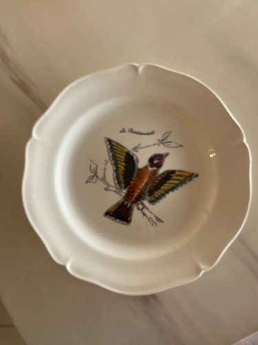 Ancienne assiette dessert - ancienne,