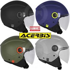NEW ACERBIS BREEZE JET MOTORCYCLE SCOOTER HELMET WITH VISOR - ECE APPROVED 22.06