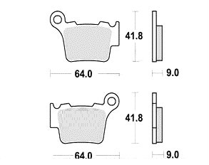 Plaquette frein ktm smr - frein,