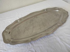 Grand Plat de service ovale en