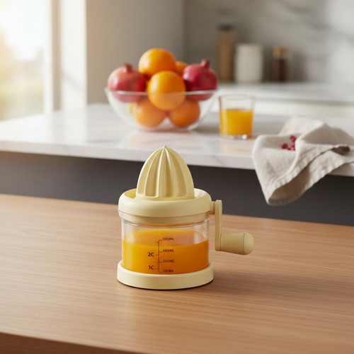 Presse orange avec récipient - avec,