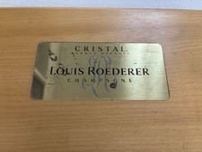 Rare Louis Roederer 1996CRISTAL LOUIS ROEDERE Champagne box Wood Barware