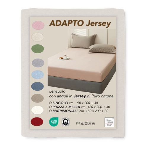 Draps housse jersey adapto - housse,