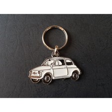 Porte-clés profil Fiat 500
