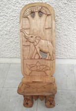 Chaise africaine motif