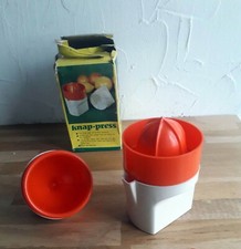 Presse fruits manuel des années 70 ** Vintage ** Couleur Orange,  KNAP-PRESS