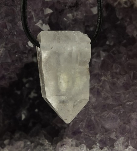 Pendentif cristal semence - cristal,