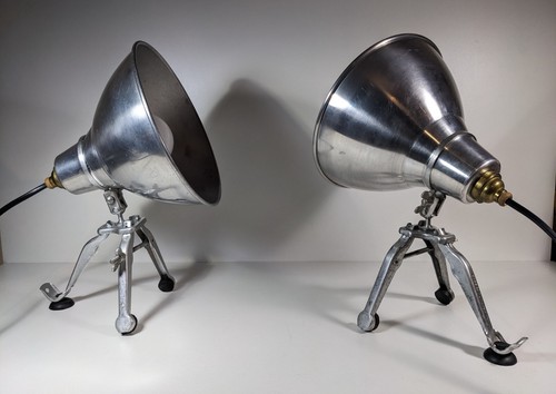 Ancienne paire lampes spots - paire,