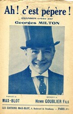 Lot 03 de 20 partitions anciennes petit format chanson française