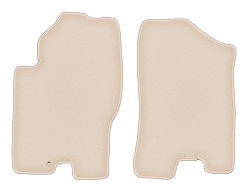 Tapis avant velours beige pour