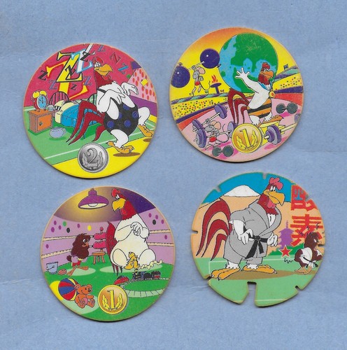 Foghorn leghorn pogs lot - pogs, of