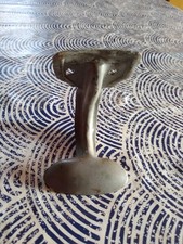 Ancienne patère déco industriel vintage de 9 cm de haut x 7,5 de large gris