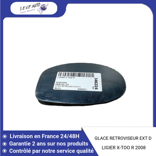 Glace retroviseur ext - glace,