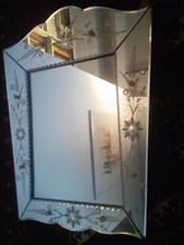 GRAND MIROIR   Vénitien