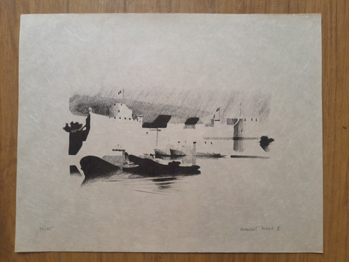 Gravure originale signée - gravure,