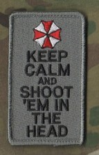Zombie Apocalypse Survie Civil Defense Kit : Keep Calm And Shoot Les En Tête