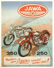 Art mural Jawa 350 & 250 -