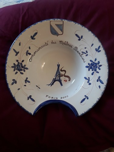 Plat barbe decor tour eiffel - plat,