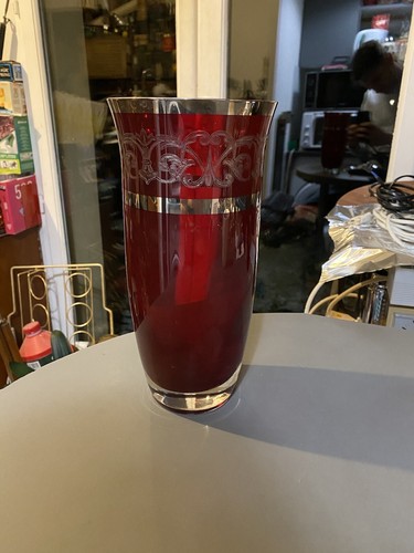 Grand vase vintage verre - grand,