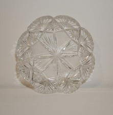 Petite assiette, coupelle cristal taillé cristal couleur Baccarat 03